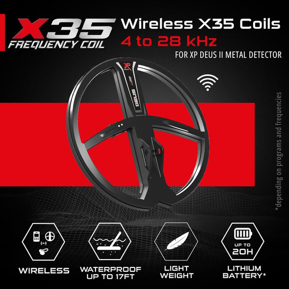 product variation XP METAL DETECTORS X35 11in Coil with Coil Cover and Lower Stem (D28X35) image