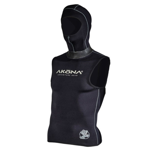 product variation Akona Quantum Stretch hooded neoprene dive vest image
