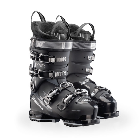 Open Box (Damaged package): NORDICA Women Speedmachine 3 85 W Boots, Color: Black/Anthracite/White, Size: 26.5 (050G2700541-26.5)