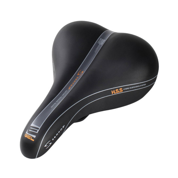 SERFAS Dual Density E-Gel Women's Comfort Saddle with Waterproof Soflex Cover (DDLD-200)