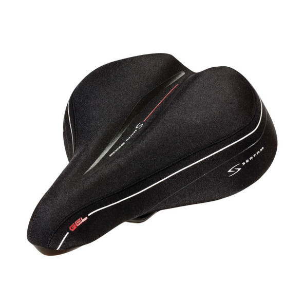 SERFAS Reactive Gel Women's Comfort Saddle with Lycra Cover (LS-100)