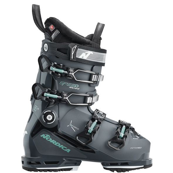 Open Box (Damaged package): NORDICA Women Speedmachine 3 95 W Boots, Color: Anthracite/Black/Green, Size: 26.5 (050G2300047-26.5)