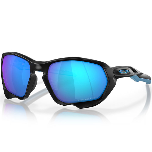 OAKLEY Plazma Matte Black Frame/Prizm Sapphire Polarized Lenses Sunglasses (OO9019-0859)