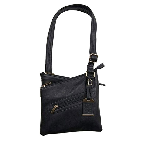 product variation BULLDOG CASES Black Cross Body Style Purse with Holster (BDP-030) image