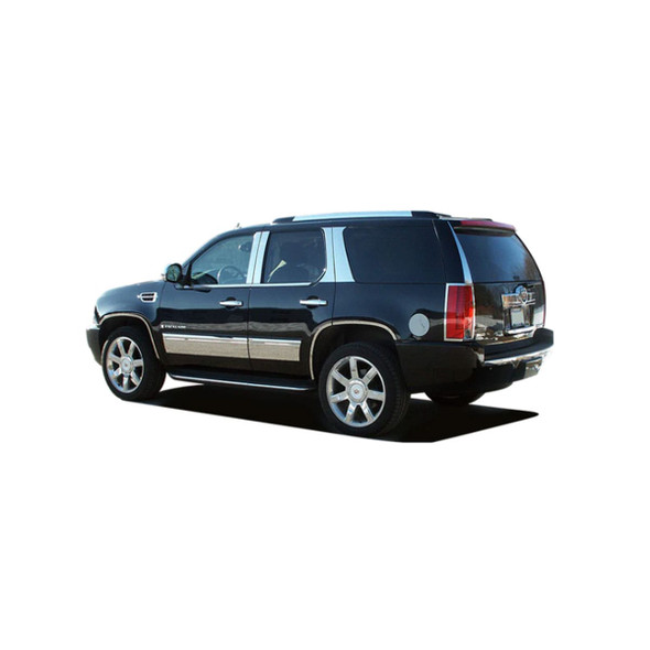 product variation QAA 2-Piece Stainless Steel Rear Window Trim Fits 2007-2014 Cadillac Escalade (RW47255) image