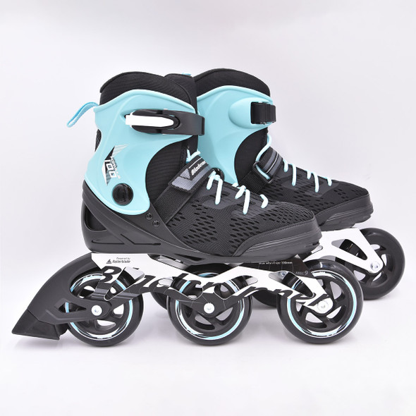 Open Box (Great condition, limited use): ROLLERBLADE Formula 100 W, Color: Black/Light Blue, Size: 7 (0T100500821-7)