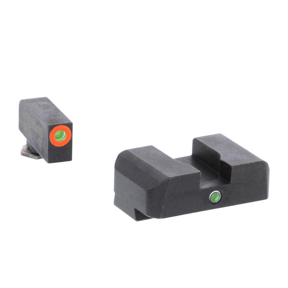 product variation AMERIGLO For Glock Tritium I-Dot Green with Orange Outline Front and Green Rear Sights (GL-201) image