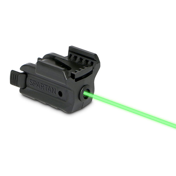 product variation LaserMax Spartan SPS-G green laser sight mounted on a pistol rail image