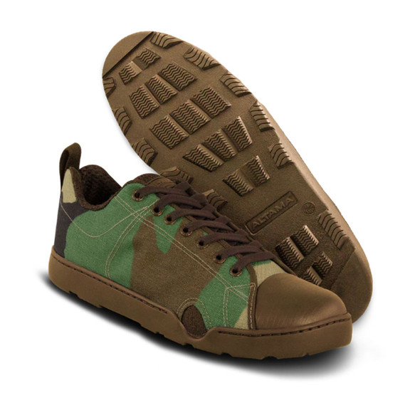 product variation Altama Maritime Assault Low tactical water shoe in Woodland Camo image