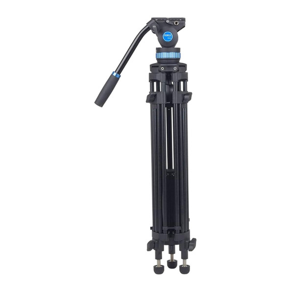 product variation SIRUI SH15 Aluminum 61.06in Height 75mm Bowl Video Tripod With Fluid Head (SH15) image