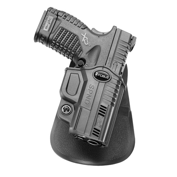 product variation FOBUS Evolution Right Hand Roto Paddle Holster For Springfield XD-S 3.3in & 4in .45, XD-S 3.3in & 4in 9mm & .40 (SPNDRP) image