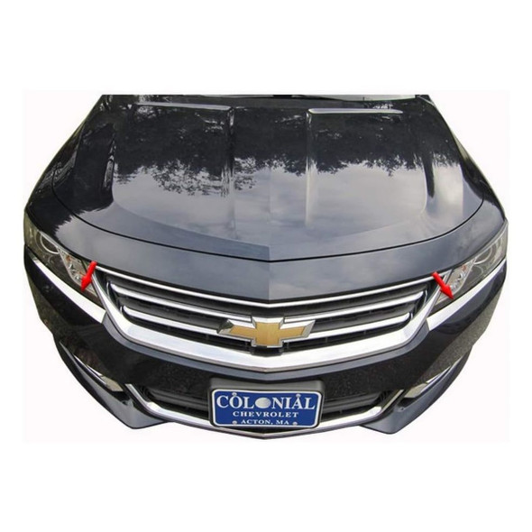 product variation QAA 2-Piece Stainless Steel Head Light Accent Trim Fits 2014-2020 Chevrolet Impala (HL54135) image