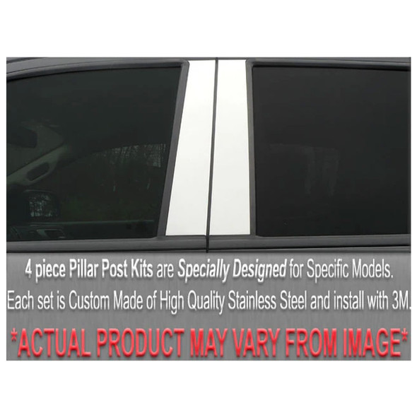 product variation QAA 4-Piece Stainless Steel Pillar Post Trim Fits 2012-2018 Mercedes CLS Class (PP12075) image