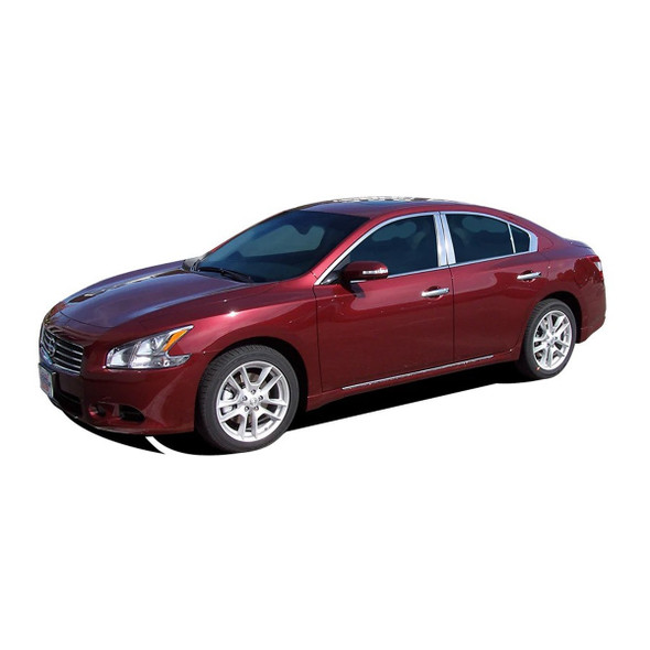 QAA 4-Piece Stainless Steel Pillar Post Trim Fits 2009-2014 Nissan Maxima (PP29540)