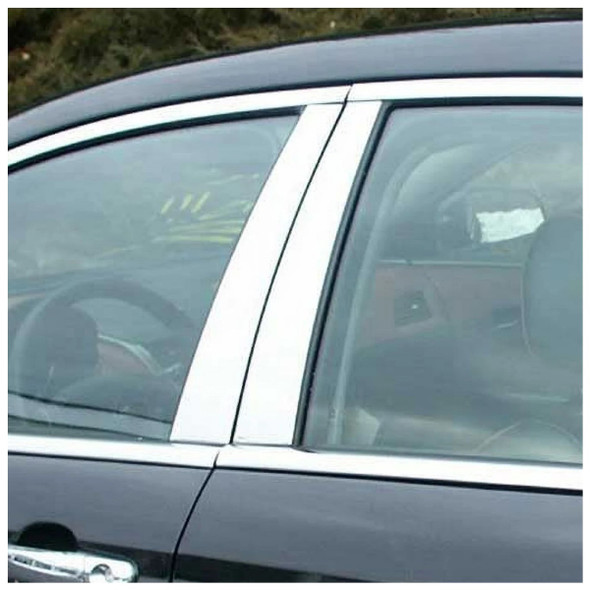 product variation QAA 4-Piece Stainless Steel Pillar Post Trim Fits 2008-2012 Chevrolet Malibu (PP48105) image