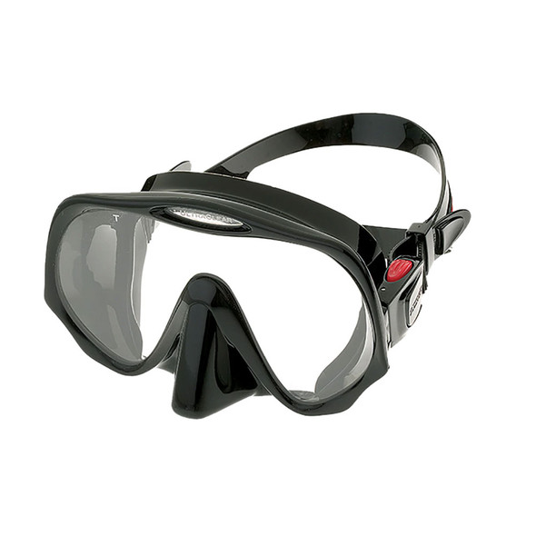 product variation Atomic Aquatics Frameless black single-lens scuba diving mask image