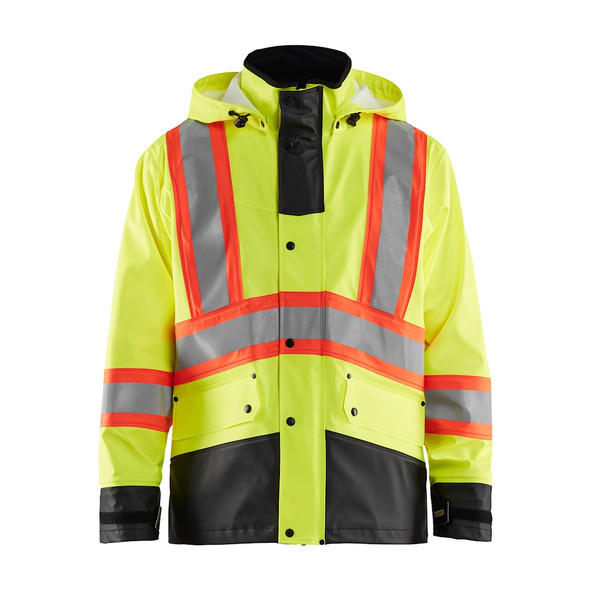 BLAKLADER 4319 CA Hi-Vis Rain Yellow/Black Jacket (431920033399)