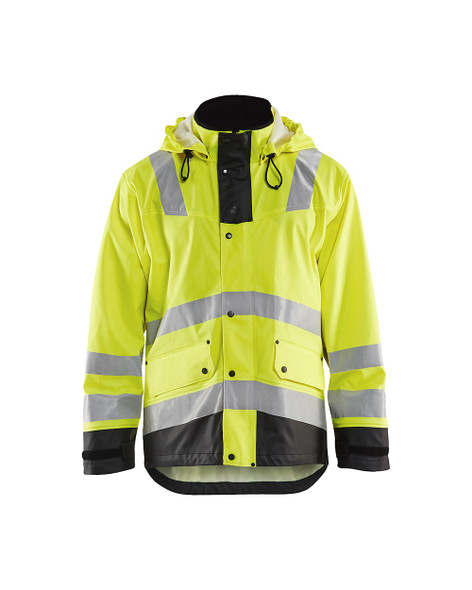 product variation BLAKLADER Men's 4312 Yellow/Black Rain Jacket (431220033399) image