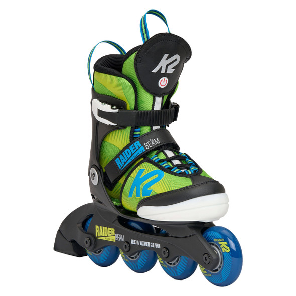 product variation K2 SKATES Youth Raider Beam Green/Blue Adjustable Inline Skates (I230200601) image