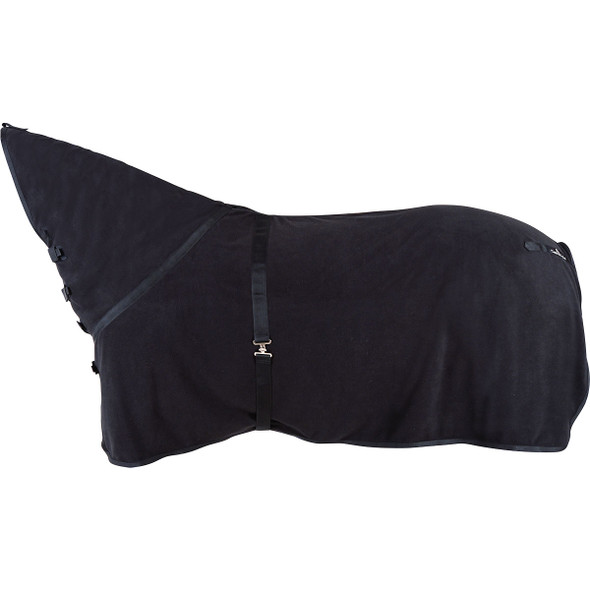 product variation CLASSIC EQUINE Premium Polar Fleece Cooler Black Horse Blanket (CEPFCBK) image