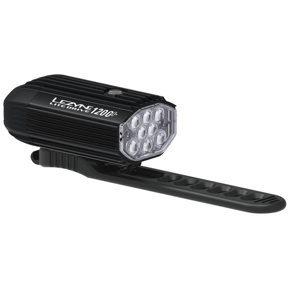 LEZYNE Lite Drive 1200+ Front Satin Black Bike Light (1-LED-16-V337)