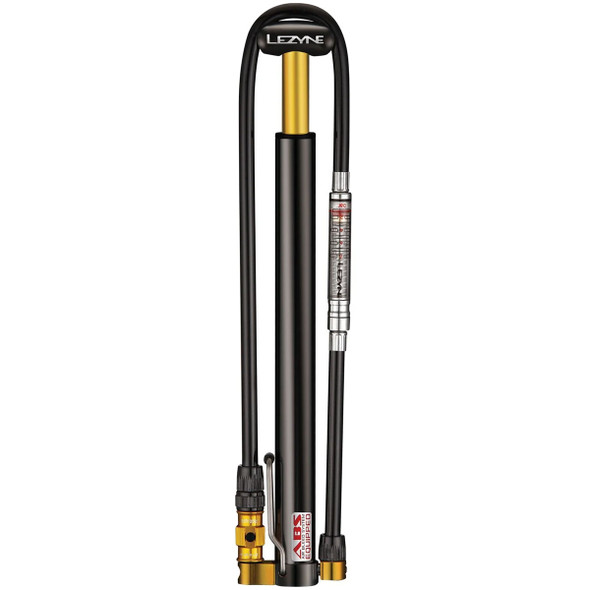 LEZYNE Micro Floor Drive HPG Gloss Black Bike Pump (1-MP-MFDR-V204HPG)