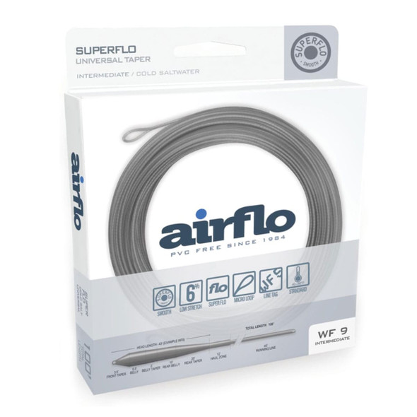 product variation AIRFLO Superflo Cold Saltwater Universal Intermediate Translucent Grey Fly Line (ASF-CSU-TRG) image