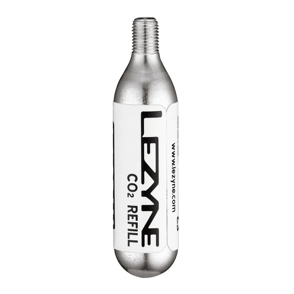 product variation LEZYNE 16g Threaded CO2 Silver Bicycle Tire Inflation Cartridges, 5-Pack (1-C2-CRTDG-V116P5) image