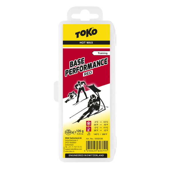 TOKO Performance Red 120g Hot Wax 5502049