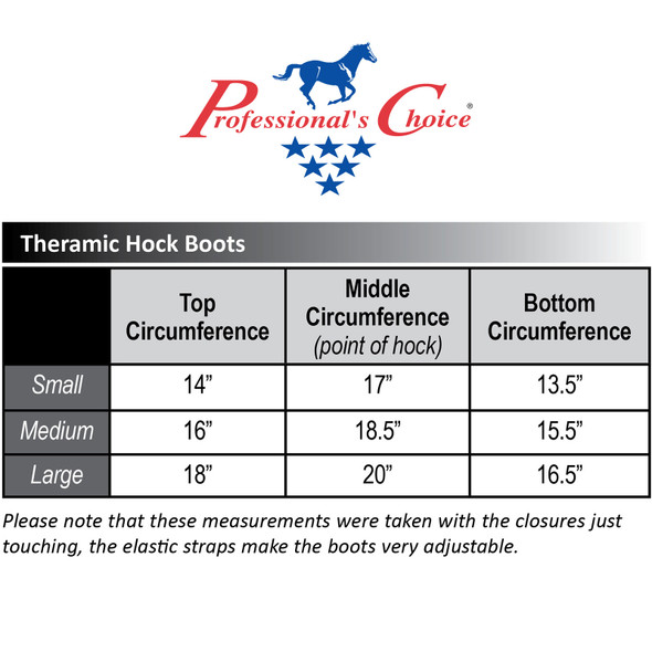 product variation PROFESSIONAL'S CHOICE Theramic Black/Charcoal Hock Boots (PCTHB-BLA/CHA) image