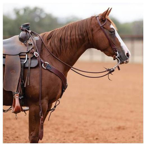 product variation PROFESSIONAL'S CHOICE Ranch 54in Heavy Oil Romal Reins (RH-RR) image