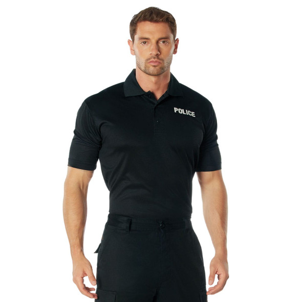 ROTHCO Men's Moisture Wicking Police Polo Shirt (3282)
