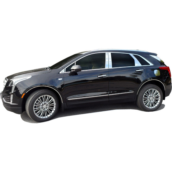 product variation QAA Compatible with 2017-2020 Cadillac XT5 6 Piece Stainless Pillar Post Trim (PP57261) image