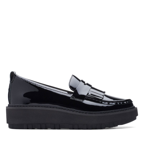 product variation Open Box (Damaged package): CLARKS Ladies OriannaWLoafer, Color: Black Pat, Size: 8, Width: M (261748754055) image