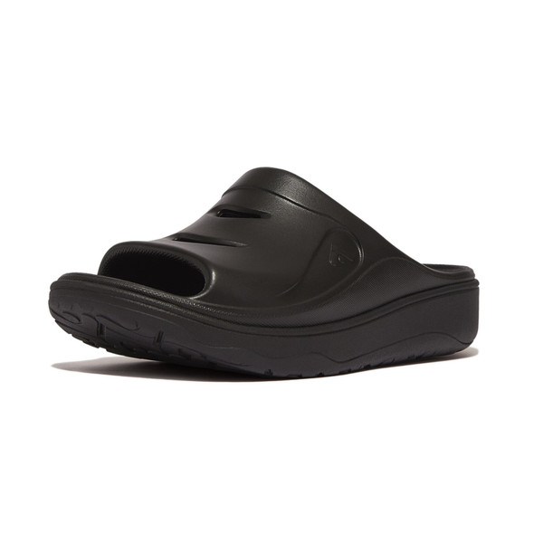 product variation FITFLOP Women's RelieFF Pewter Black Recovery Slides (IC5-B06) image