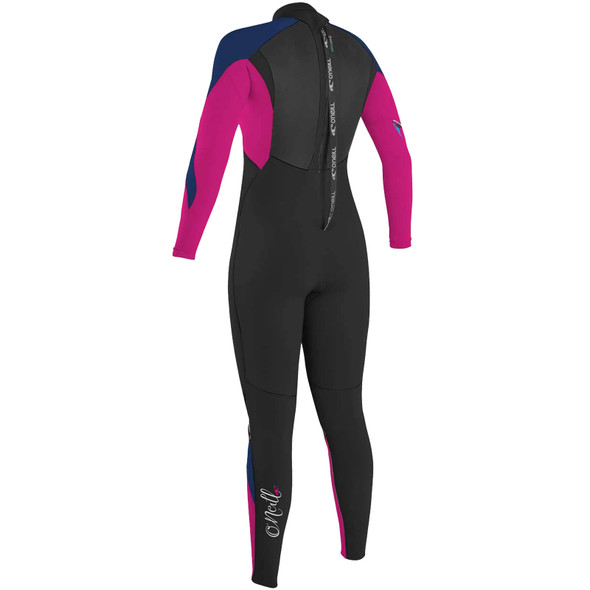 product variation O'NEILL Girl's Epic 3/2mm Back Zip Full Black/Berry/Navy Wetsuit (4215G-DB9) image
