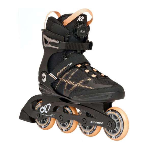 product variation K2 SKATE Women's Alexis 80 BOA Black/Pink Skates (I230200401) image
