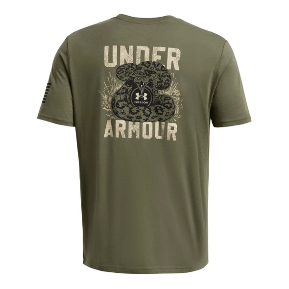 product variation UNDER ARMOUR Men's Freedom Mission Made Marine OD Green/Black T-Shirt (1382996-390) image