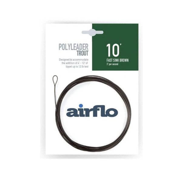 product variation AIRFLO Trout Polyleader 10ft Brown Fly Line (PFS8-10T) image
