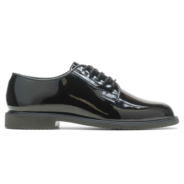 product variation Bates Sentry E07842 womens high gloss black uniform oxford shoe image