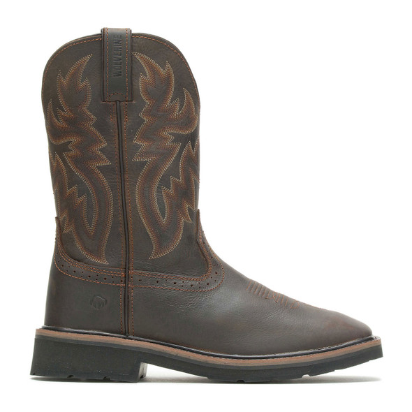 WOLVERINE 10in Wellington Dark Brown Work Boots W04727