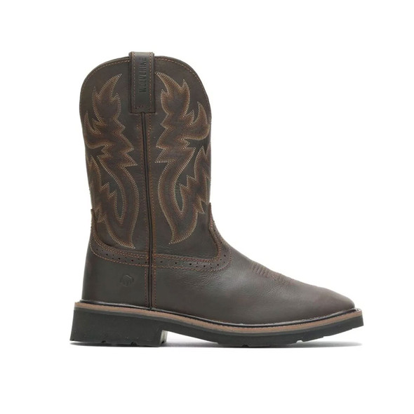 product variation WOLVERINE Men's Rancher Waterproof Black/Brown Work Boots (W10768) image