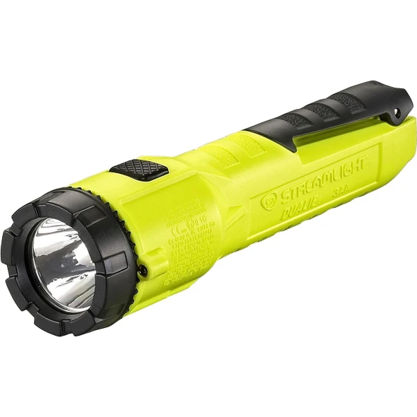 product variation STREAMLIGHT 3AA Dualie 140 Lumen Yellow Flashlight Clam Pack with 3xAA Batteries (68750) image