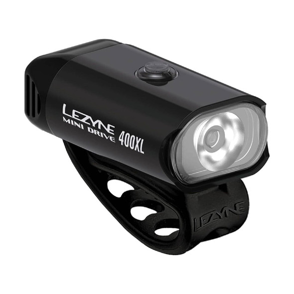 product variation LEZYNE Mini Drive 400XL Gloss Black Front Bike Light (1-LED-24F-V204) image