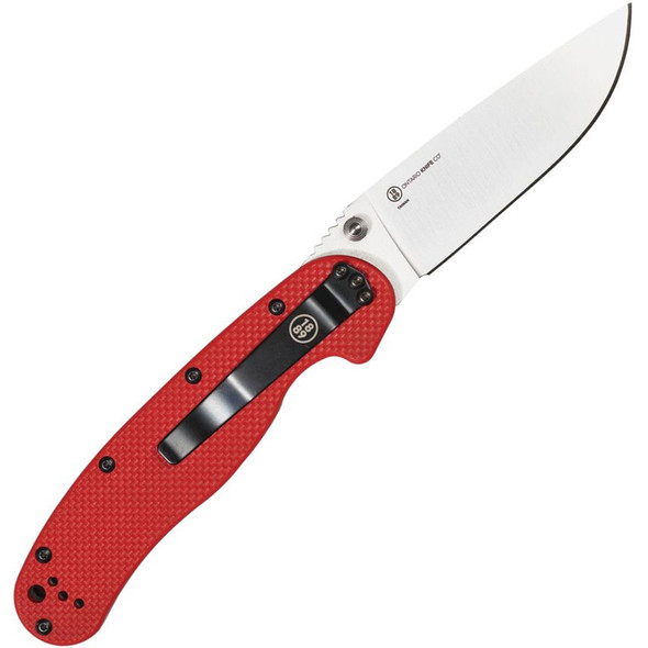 product variation ONTARIO KNIFE COMPANY RAT-1 3.5in Red S35VN Folding Knife (ON8864) image