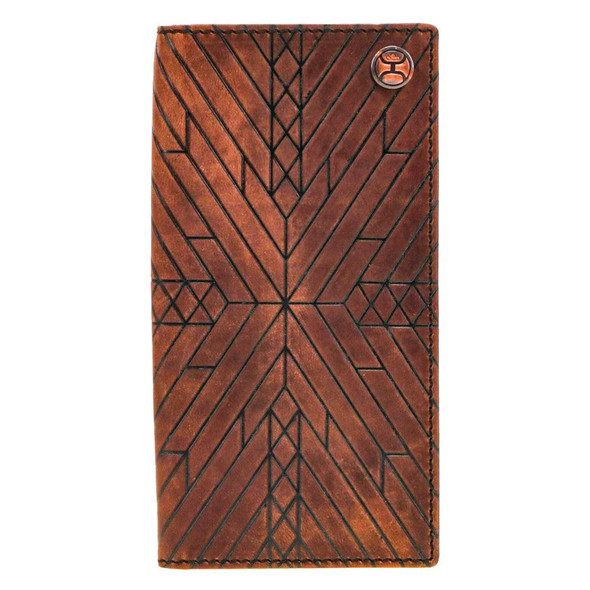 product variation HOOEY Austin Brown with Aztec Rodeo Wallet (HW005-BR) image