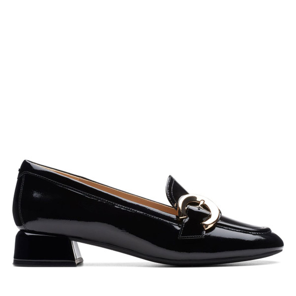 product variation Open Box (Damaged package): CLARKS Ladies Daiss30 Trim, Color: Black Pat, Size: 7, Width: M (261747164045) image