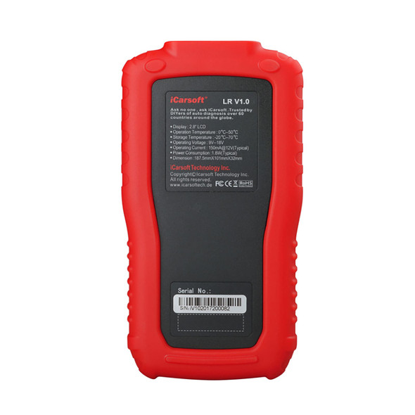 product variation ICARSOFT LR V1.0 Multi-System Auto Diagnostic Scanner Tool For LandRover/Jaguar (LR-V1.0) image