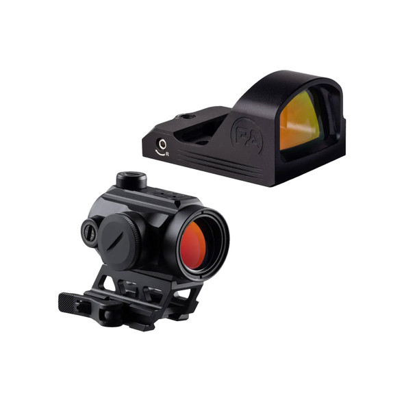 product variation PRIMARY ARMS Classic 25mm 3 MOA Dot Push Button Red Dot Sight & Classic 24mm 3 MOA Red Dot Mini Reflex Sight w/ Autolive (KIT-PA-CLX-RD-25-PA-CLX-MRS-G2) image