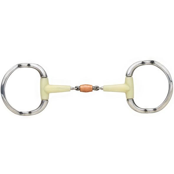 product variation HAPPY MTH Double Joint Contour Copper Roller Eggbutt Gag (469598SS) image